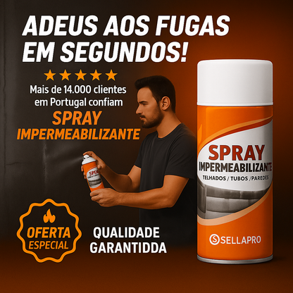 Spray sellador de grietas transparente