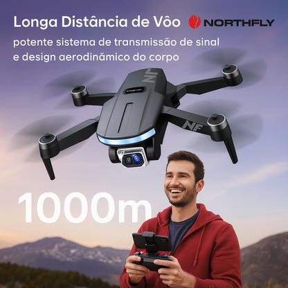 Dron con doble cámara 4K + Maletín Gratis