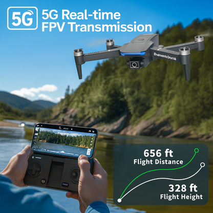 Dron con doble cámara 4K + Maletín Gratis