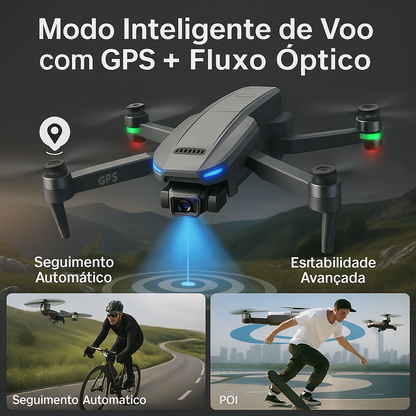 Dron con doble cámara 4K + Maletín Gratis