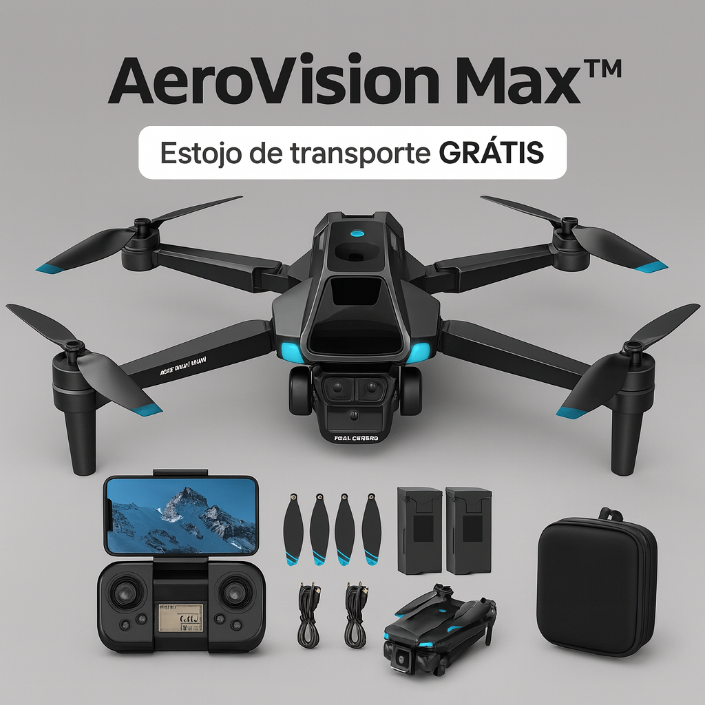 Dron con doble cámara 4K + Maletín Gratis