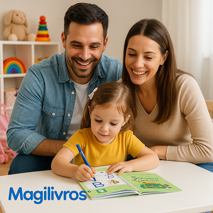 Cuaderno mágico de escritura para Niños 4und PORTUGUES