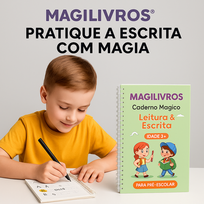 Cuaderno mágico de escritura para Niños 4und PORTUGUES