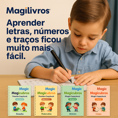 Cuaderno mágico de escritura para Niños 4und PORTUGUES