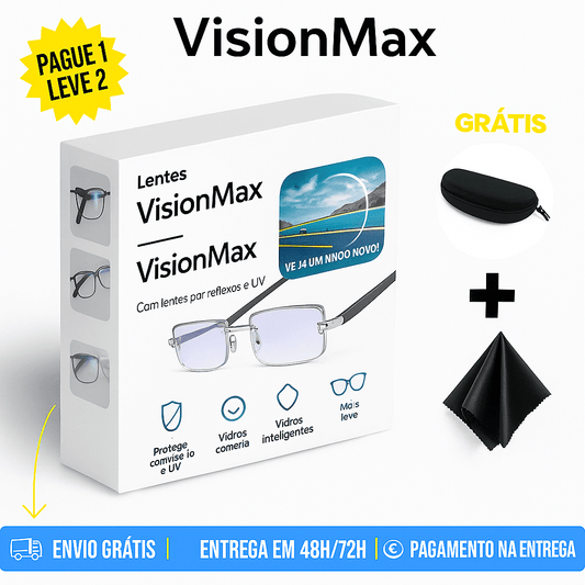 Óculos multifocais VISIONPRO™ + Estojo de couro GRÁTIS