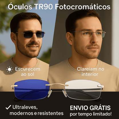 Óculos multifocais VISIONPRO™ + Estojo de couro GRÁTIS