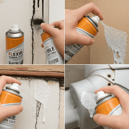 Spray sellador de grietas transparente