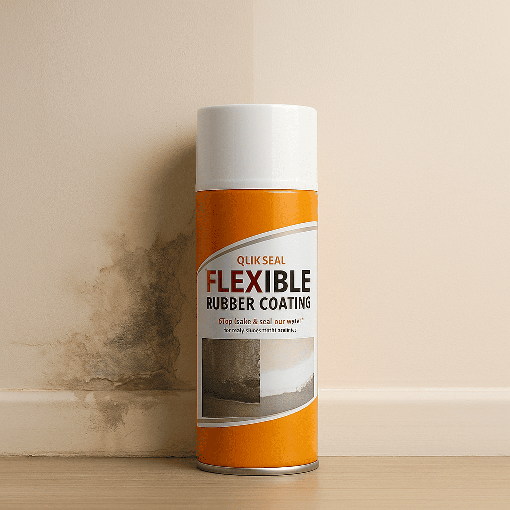 Spray sellador de grietas transparente